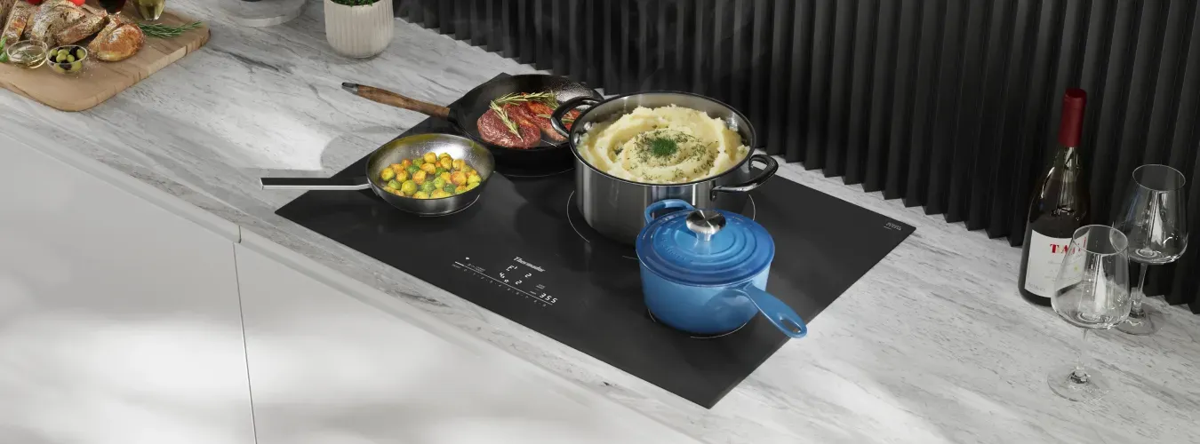 thermador-heritage-induction-cooktop-food
